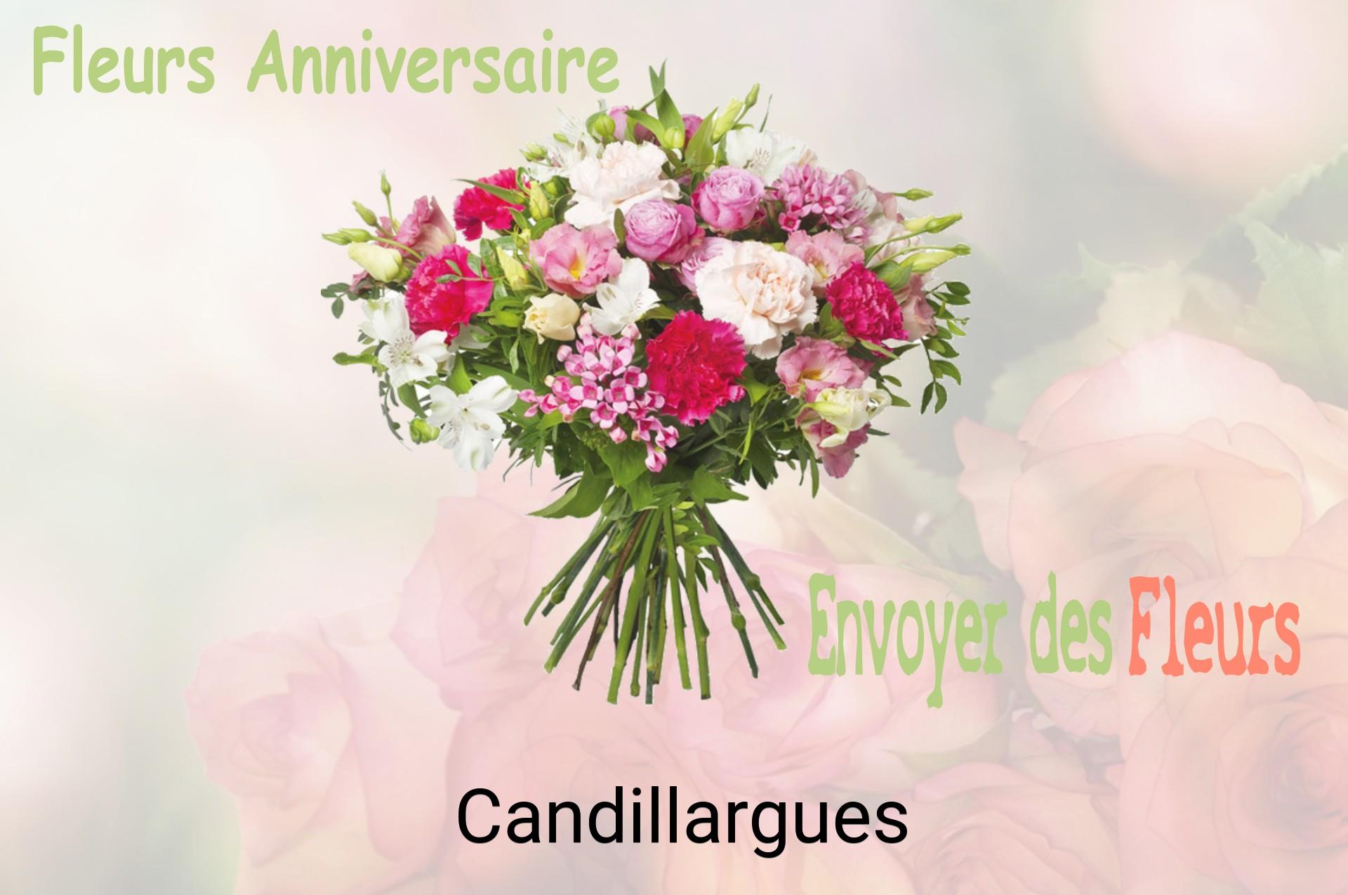 Bouquet de fleurs d’anniversaire livré à Candillargues