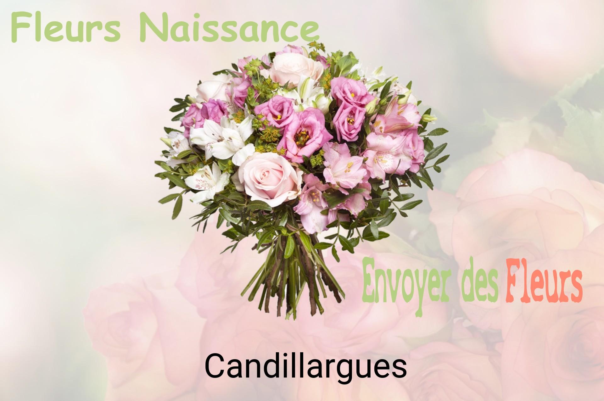 Bouquet de fleurs de naissance livré à Candillargues